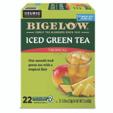 KEURIG DR PEPPER Bigelow® 2870 Tropical Iced Green Tea, K-Cup, 0.10 oz, 22/Box