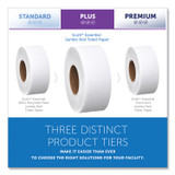 KIMBERLY-CLARK PROFESSIONAL Scott® 07805 Essential JRT Jumbo Roll Bathroom Tissue, Septic Safe, 2-Ply, 3.55" x 1,000 ft, White, 12 Rolls/Carton