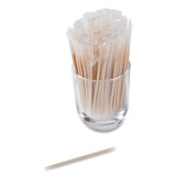 AMERCAREROYAL RM115 Cello-Wrapped Round Wood Toothpicks, Mint, 2.5", Natural, 1,000/Box, 15 Boxes/Carton