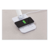 SAFCO PRODUCTS 1009WH Vamp LED Wireless Charging Lamp, Multi-pivot Neck, 16.75" High, White