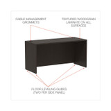 ALERA VA256024ES Alera Valencia Series Credenza Shell, 59.13w x 23.63d x 29.5h, Espresso