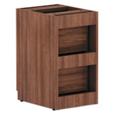 ALERA VA542822WA Alera Valencia Series Full Pedestal File, Left/Right, 2 Legal/Letter-Size File Drawers, Modern Walnut, 15.63" x 20.5" x 28.5"