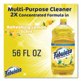 COLGATE PALMOLIVE, IPD. Fabuloso® MX06157CT Multi-Use Cleaner, Refreshing Lemon Scent, 56 oz Bottle, 6/Carton