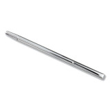 APOLLO AUDIO VISUAL 18001 Slimline Pen-Size Pocket Pointer with Clip, Extends to 24.5", Silver