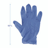 BOARDWALK 380XLBXA Disposable General-Purpose Nitrile Gloves, X-Large, Blue, 4 mil, 100/Box