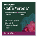 STARBUCKS COFFEE COMPANY 011111160CT Caffe Verona Coffee K-Cups Pack, 24/Box, 4 Boxes/Carton