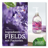 SEVENTH GENERATION 22926CT Natural Hand Wash, Lavender Flower and Mint Scent, 12 oz, 8/Carton