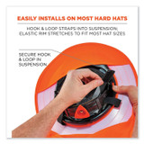 TENACIOUS HOLDINGS, INC. ergodyne® 12641 Chill-Its 6660 Hard Hat Brim + Neck Shade, 19.5 x 9.75, Orange