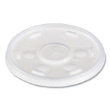 DART 10SL Plastic Cold Cup Lids, Fits 10 oz Cold Cups, Translucent, 100/Pack, 10 Packs/Carton