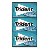 MONDELEZ INTERNATIONAL Trident® 30400058 Sugar-Free Gum, Wintergreen, 14 Sticks/Pack, 12 Packs/Carton