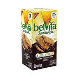 NABISCO FOOD GROUP 22000570 belVita Breakfast Biscuits, Dark Chocolate Creme Breakfast Sandwich, 1.76 oz Pack, 25 Packs/Carton