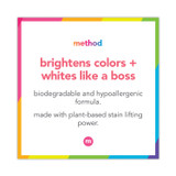 METHOD PRODUCTS INC. 01489 4X Concentrated Laundry Detergent, Beach Sage, 53.5 oz Bottle, 4/Carton