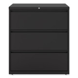 ALERA HLF3641BL Lateral File, 3 Legal/Letter/A4/A5-Size File Drawers, Black, 36" x 18.63" x 40.25"