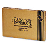 BAGCRAFT 030001 Grease-Proof Quilon Pan Liners, 16.38 x 24.38, White, 1,000/Carton