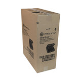 PACTIV EVERGREEN CORPORATION YHLB09010000 SmartLock Foam Hinged Lid Container, Large, 9 x 9.1 x 3.3, Black, 150/Carton