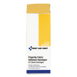FIRST AID ONLY, INC. PhysiciansCare® by G126 First Aid Fingertip Bandages, 1.75 x 3, 40/Box