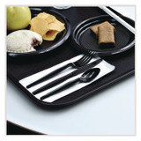 BOARDWALK KNIHWPPBIW Heavyweight Wrapped Polypropylene Cutlery, Knife, Plastic, Black, 1,000/Carton