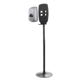 KANTEK INC. SD200 Floor Stand for Sanitizer Dispensers, Height Adjustable from 50" to 60", Black