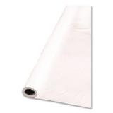 TABLEMATE PRODUCTS, CO. I4010WH Table Set Plastic Banquet Roll, Table Cover, 40" x 100 ft, White