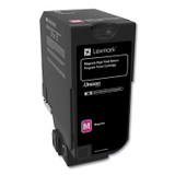 LEXMARK INT'L, INC. 84C1HM0 84C1HM0 Return Program Unison High-Yield Toner, 16,000 Page-Yield, Magenta