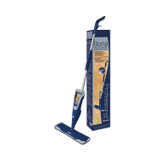 BONA US WM710013408 Hardwood Floor Mop, 15" Wide Microfiber Head, 52" Blue Plastic/Steel Handle