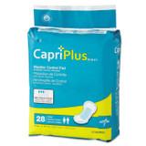 MEDLINE INDUSTRIES, INC. BCPE03CT Capri Plus Bladder Control Pads, Ultra Plus, 8" x 17", 28/Pack, 6/Carton