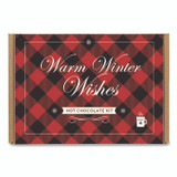 SNACK BOX PROS 70000117 Warm Winter Wishes Hot Chocolate Kit, 18 Assorted Items/Box