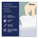 KIMBERLY-CLARK PROFESSIONAL Kleenex® 21272BX Naturals Facial Tissue, 2-Ply, White, 90 Sheets/Box