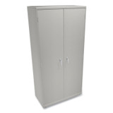 HON COMPANY SC1872Q Assembled Storage Cabinet, 36w x 18.13d x 71.75h, Light Gray