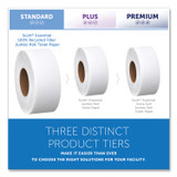 KIMBERLY-CLARK PROFESSIONAL Scott® 67805 Essential 100% Recycled Fiber JRT Bathroom Tissue for Business, Septic Safe, 2-Ply, 3.55" x 1,000 ft, White, 12 Rolls/Carton