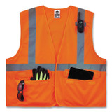 TENACIOUS HOLDINGS, INC. ergodyne® 21177 GloWear 8225HL Class 2 Standard Solid Hook and Loop Vest, Polyester, Orange, 2X-Large/3X-Large
