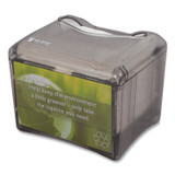 CFS BRANDS San Jamar® H4005TBK Venue Napkin Dispenser with Advertising Inset, 6.5 x 6.13 x 6.9, Capacity: 200, Black