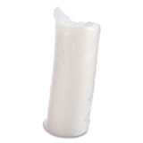 DART 48JL Plastic Lids for Foam Containers, Flat, Vented, Fits 24 oz to 32 oz, Translucent, 100/Pack, 5 Packs/Carton
