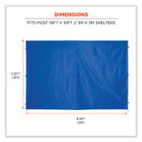 TENACIOUS HOLDINGS, INC. ergodyne® 12997 Shax 6098 Pop-Up Tent Sidewall, Single Skin, 10 ft x 10 ft, Polyester, Blue