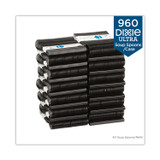 GEORGIA PACIFIC Dixie® DUSSPS5 SmartStock Tri-Tower Dispensing System Polypropylene Cutlery, Mediumweight Soup Spoon, Plastic, Black, 40/Pack, 24 Packs/CT