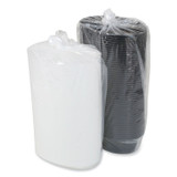 PACTIV EVERGREEN CORPORATION OC16B Newspring VERSAtainer Microwavable Containers, Oval, 16 oz, 6.8 x 4.8 x 1.9, Black/Clear, Plastic, 150/Carton