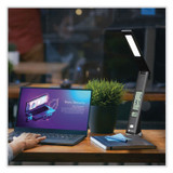 OTTLITE TECHNOLOGIES, INC CSE13G59 Wellness Series Rise LED Desk Lamp with Digital Display, 12" to 19" High, Black