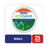 REYNOLDS FOOD PACKAGING Hefty® D71625PK ECOSAVE Tableware, Bowl, Bagasse, 16 oz, White, 25/Pack