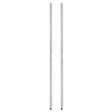 ALERA SW59-PO36SR Stackable Posts For Wire Shelving, 36" High, Silver, 4/Pack