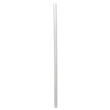 BOARDWALK JSTW1025CLR Wrapped Giant Straws, 10.25", Polypropylene, Clear, 1,000/Carton