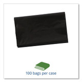 STOUT by Envision™ T3340B13 Total Recycled Content Plastic Trash Bags, 33 gal, 1.3 mil, 33" x 40", Black/Brown, 100/Carton