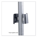 SAFCO PRODUCTS 5293GR Industrial Extra Shelf Pack, 48w x 18d x 1.5h, Steel, Metallic Gray, 2/Pack