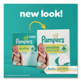 PROCTER & GAMBLE Pampers® 07325 Sensitive Baby Wipes, 1-Ply, 6.7 x 7, Unscented, White, 84/Pack, 7/Carton