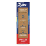 SC JOHNSON Ziploc® 314472 Seal Top Bags, Gallon, 10.75" x 10.56", Clear, 75/Box