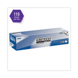 KIMBERLY CLARK Kimtech™ 34743 Kimwipes Delicate Task Wipers, 3-Ply, 11.8 x 11.8, Unscented, White, 100/Box, 15 Boxes/Carton