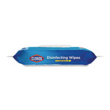 CLOROX SALES CO. 31404EA Disinfecting Cleaning Wipes, Flex Pack, 1-Ply, 8 x 7, Lemon Scent, White, 75 Towels/Box