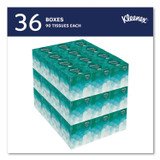 KIMBERLY CLARK Kleenex® 21270CT Boutique White Facial Tissue for Business, Pop-Up Box, 2-Ply, 95 Sheets/Box, 36 Boxes/Carton