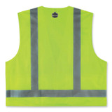 TENACIOUS HOLDINGS, INC. ergodyne® 24023 GloWear 8249Z Class 2 Economy Surveyors Zipper Vest, Polyester, Small/Medium, Lime