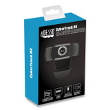ADESSO INC CYBERTRACKH4 CyberTrack H4 1080P HD USB Manual Focus Webcam with Microphone, 1920 Pixels x 1080 Pixels, 2.1 Mpixels, Black