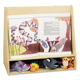 JONTI-CRAFT, INC. 3508JC Pick-a-Book Stand, 30w x 16.5d x 27.5h, Birch